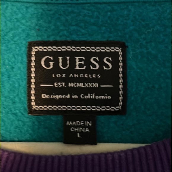 Guess Retro Color Block Sweatshirt - Picture 4 of 4